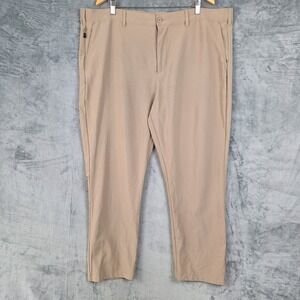 Birdie Bound‎ Khaki Golf Pants Mens 44x30 Performance Straight Chino Trousers